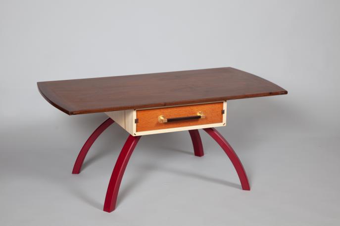 Coffee table, Walnut, Wood, Custom furniture, Commission