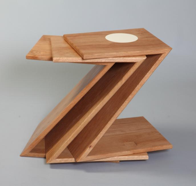 custom furniture, Reitveld, Z chair, modern furniture, wood, Oak, nesting tables