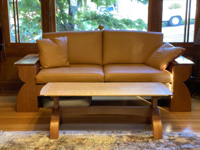 Commissioned furniture, custom furniture, Sofa, coffee table