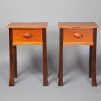 Handmade furniture, custom furniture, custom bedside table, Mahogany furniture, studio furniture