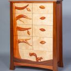Dresser, Custom furniture, commissioned furniture, furniture commission, Curly Maple, studio furniture