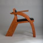 Armchair, Cherry, side chair, seating, custom furniture, modern chair